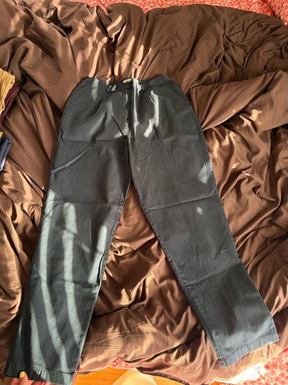 L.L. Bean Women's Black Chino Pants